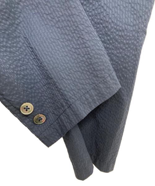 BEAMS PLUS（ビームスプラス）BEAMS PLUS (ビームスプラス) 3B Shirt Jacket COOLMAX (R) Seersucker ネイビー サイズ:XLの古着・服飾アイテム