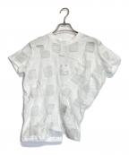 ODAKHAオダカ）の古着「twisted crashe gingham T」｜ホワイト