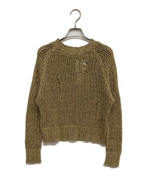 ODAKHA（オダカ）odakha (オダカ) SHINY SEAMLESS KNIT オリーブ サイズ:F 未使用品の古着・服飾アイテム