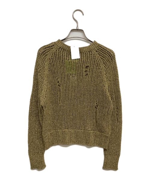 ODAKHA（オダカ）odakha (オダカ) SHINY SEAMLESS KNIT オリーブ サイズ:F 未使用品の古着・服飾アイテム