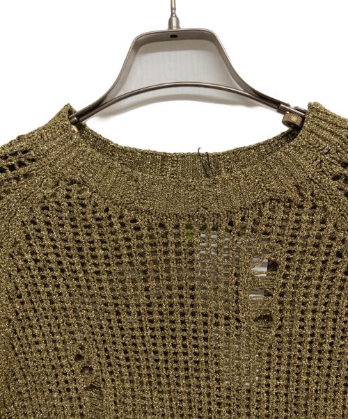 ODAKHA（オダカ）odakha (オダカ) SHINY SEAMLESS KNIT オリーブ サイズ:F 未使用品の古着・服飾アイテム