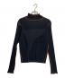 kotohayokozawa（コトハヨコザワ）の古着「T*D* WAVE LONG SLEEVE TOP *HIGH NECK TYPE」｜ブラック