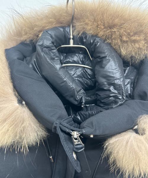 mackage（マッカージュ）mackage (マッカージュ) NEFI-FZ/ファー付きダウンジャケット ブラック サイズ:Sの古着・服飾アイテム