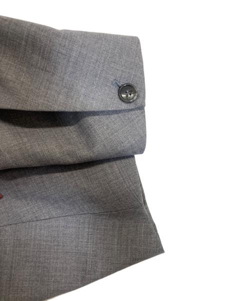 LE CIEL BLEU（ルシェルブルー）LE CIEL BLEU (ルシェルブルー) Tailored Jacket w/Removable Collar グレー サイズ:34の古着・服飾アイテム