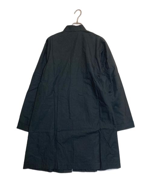BLACK COMME des GARCONS（ブラックコムデギャルソン）BLACK COMME des GARCONS (ブラックコムデギャルソン) チャイナシャツコート ブラック サイズ:Mの古着・服飾アイテム