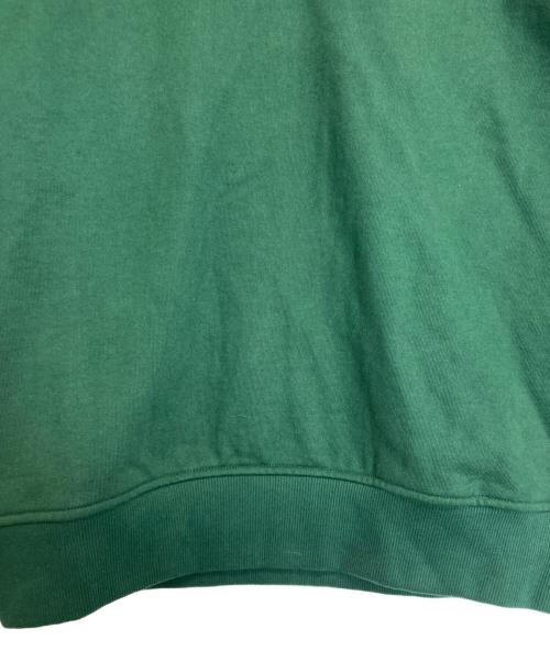 POLO RALPH LAUREN（ポロ・ラルフローレン）POLO RALPH LAUREN (ポロ・ラルフローレン) 襟付きロゴスウェット グリーン サイズ:XLの古着・服飾アイテム