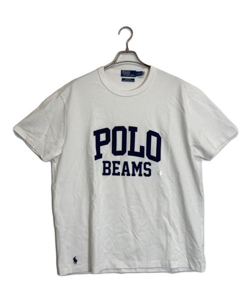 POLO RALPH LAUREN（ポロ・ラルフローレン）POLO RALPH LAUREN (ポロ・ラルフローレン) BEAMS (ビームス) 別注 ヘビーウェイトTee ホワイト サイズ:Lの古着・服飾アイテム