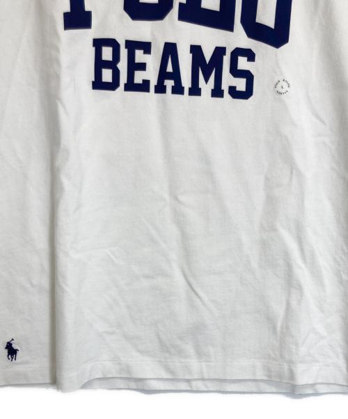 POLO RALPH LAUREN（ポロ・ラルフローレン）POLO RALPH LAUREN (ポロ・ラルフローレン) BEAMS (ビームス) 別注 ヘビーウェイトTee ホワイト サイズ:Lの古着・服飾アイテム