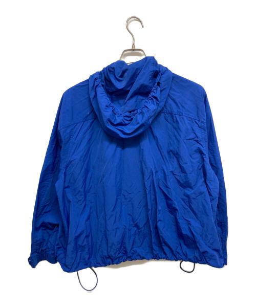 NATURAL LAUNDRY（ナチュラルランドリー）NATURAL LAUNDRY (ナチュラルランドリー) ポケッタブルナイロン ジップフーディジャケット ブルー サイズ:2の古着・服飾アイテム
