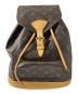 LOUIS VUITTON（ルイ ヴィトン）の古着「モノグラム モンスリMM　リュック」｜ブラウン
