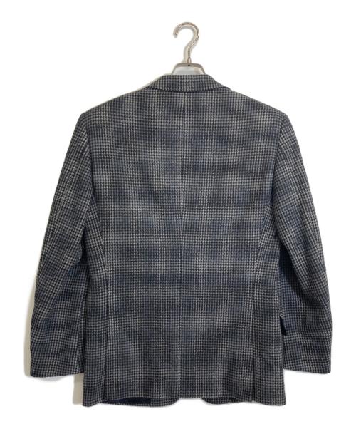 dunhill（ダンヒル）dunhill (ダンヒル) 千鳥柄ウールカシミヤジャケット グレー サイズ:46の古着・服飾アイテム