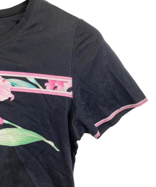 LEONARD FASHION（レオナールファッション）LEONARD FASHION (レオナールファッション) UネックTシャツ ブラック サイズ:40の古着・服飾アイテム