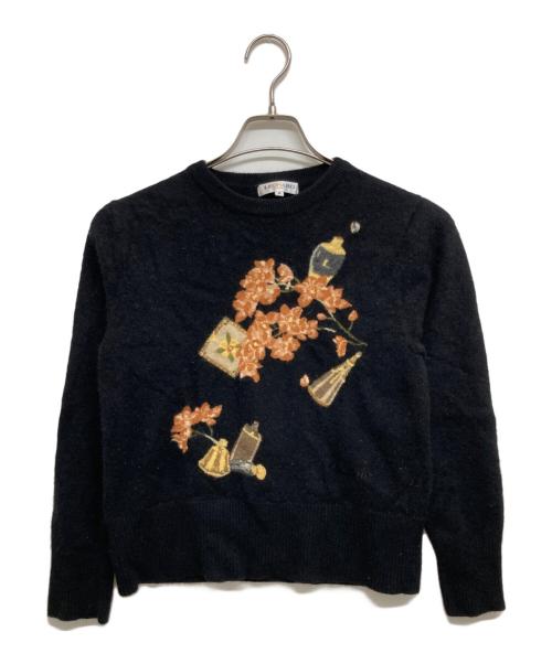 LEONARD SPORT（レオナール スポーツ）LEONARD SPORT (レオナール スポーツ) カシミヤニット ブラック サイズ:Mの古着・服飾アイテム