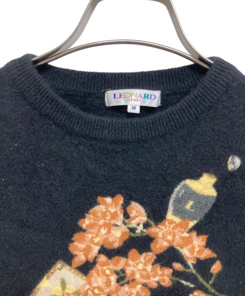 LEONARD SPORT（レオナール スポーツ）LEONARD SPORT (レオナール スポーツ) カシミヤニット ブラック サイズ:Mの古着・服飾アイテム