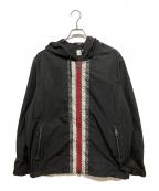 BURBERRYバーバリー）の古着「モノグラムロゴラインナイロンブルゾン」｜ブラック