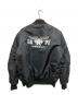 A BATHING APE (アベイシングエイプ) MA-1ジャケット ブラック サイズ:M：15000円