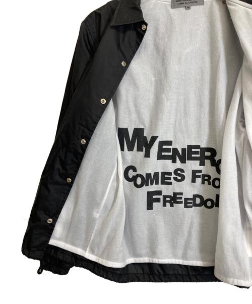 GOOD DESIGN SHOP COMME des GARCONS（グッドデザインショップ コムデギャルソン）GOOD DESIGN SHOP COMME des GARCONS (グッドデザインショップ コムデギャルソン) コーチジャケット ブラック サイズ:Mの古着・服飾アイテム
