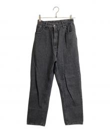 MM6 Maison Margiela（エムエムシックスメゾンマルジェラ）の古着「デニムパンツ」｜ブラック