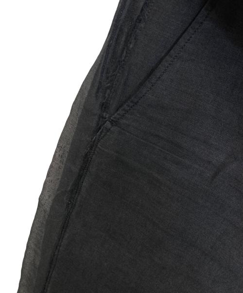 Midorikawa（ミドリカワ）Midorikawa (ミドリカワ) LINEN TROUSER PANTS ブラック サイズ:Sの古着・服飾アイテム