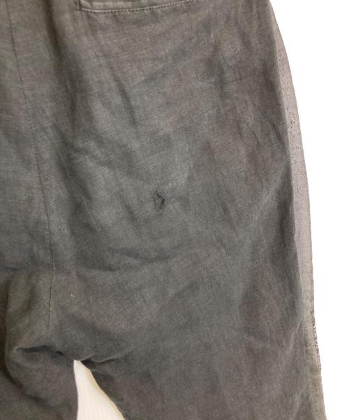 Midorikawa（ミドリカワ）Midorikawa (ミドリカワ) LINEN TROUSER PANTS ブラック サイズ:Sの古着・服飾アイテム