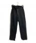 Midorikawa（ミドリカワ）の古着「LINEN TROUSER PANTS」｜ブラック