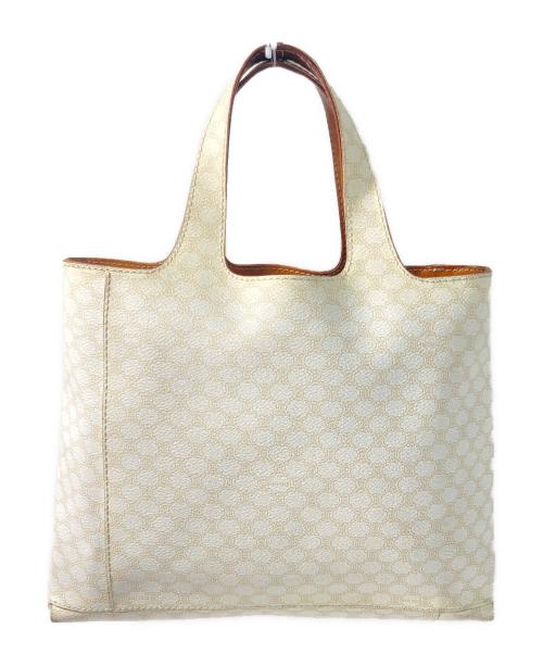 CELINE（セリーヌ）CELINE (セリーヌ) マカダム柄ハンドバッグ ベージュの古着・服飾アイテム