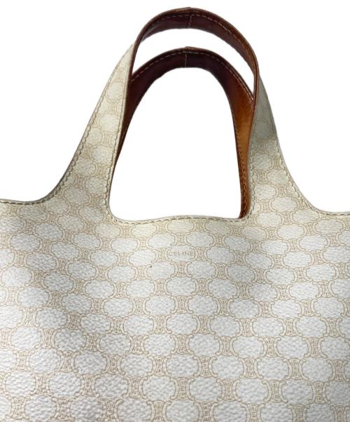 CELINE（セリーヌ）CELINE (セリーヌ) マカダム柄ハンドバッグ ベージュの古着・服飾アイテム