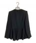 BORDERS AT BALCONY (ボーダーズアットバルコニー) TWILL RUFFLED JACKET ブラック サイズ:36：27000円
