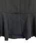中古・古着 BORDERS AT BALCONY (ボーダーズアットバルコニー) TWILL RUFFLED JACKET ブラック サイズ:36：27000円