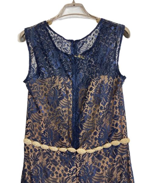 ADORE（アドーア）ADORE (アドーア) ノースリーブワンピース ネイビー サイズ:記載なしの古着・服飾アイテム