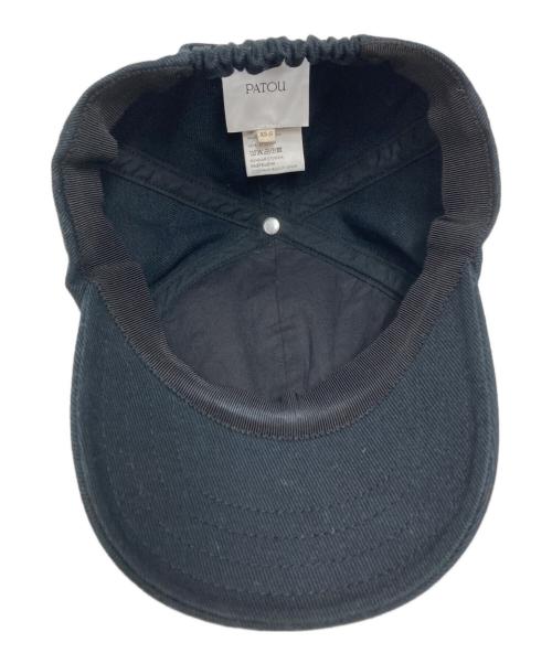 patou（パトゥ）Patou (パトゥ) コットンパトゥキャップ ネイビー サイズ:XXSの古着・服飾アイテム