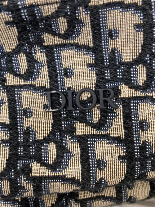 Dior（ディオール）DIOR (ディオール) オブリーク ジャカード バックパック ベージュの古着・服飾アイテム