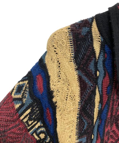 Coogi（クージー）COOGI (クージー) 3Dニットポロシャツ マルチカラー サイズ:XLの古着・服飾アイテム