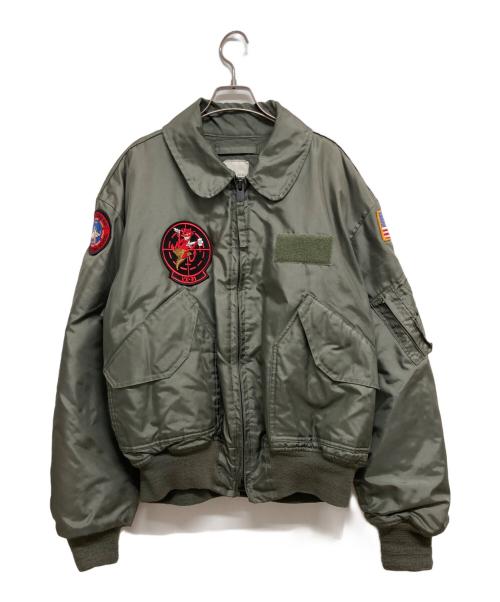 US ARMY（ユーエスアーミー）US ARMY (ユーエスアーミー) CWU-45/Pフライトジャケット オリーブ サイズ:XLの古着・服飾アイテム