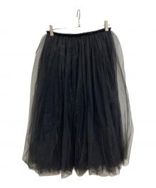 BLACK COMME des GARCONS（ブラックコムデギャルソン）の古着「チュールスカート」｜ブラック