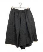 BLACK COMME des GARCONSブラックコムデギャルソン）の古着「ストライプサルエルパンツ」｜グレー