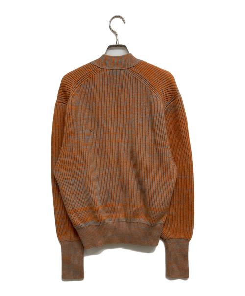 CABAN（キャバン）CABaN (キャバン) コットンカシミヤ ローゲージ Vネックカーディガン ブラウン サイズ:Fの古着・服飾アイテム