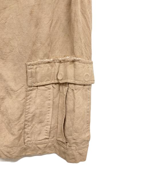 tricot COMME des GARCONS（トリココムデギャルソン）tricot COMME des GARCONS (トリココムデギャルソン) リネン混ブラウス ブラウン サイズ:Mの古着・服飾アイテム