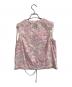tricot COMME des GARCONS (トリココムデギャルソン) 花柄ノースリーブブラウス ピンク サイズ:M：5000円