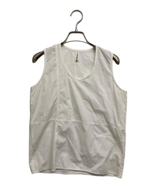 COMME des GARCONS（コムデギャルソン）COMME des GARCONS (コムデギャルソン) ノースリーブブラウス ホワイト サイズ:表記無しの古着・服飾アイテム