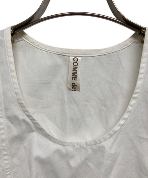 COMME des GARCONS（コムデギャルソン）COMME des GARCONS (コムデギャルソン) ノースリーブブラウス ホワイト サイズ:表記無しの古着・服飾アイテム