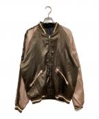 BEAMS×テーラー東洋ビームス×テーラートウヨウ）の古着「リバーシブルスカジャン」｜ブラック×ベージュ