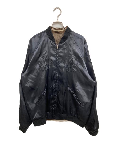 BEAMS（ビームス）BEAMS (ビームス) テーラー東洋 (テーラートウヨウ) リバーシブルスカジャン ブラック×ベージュ サイズ:Lの古着・服飾アイテム