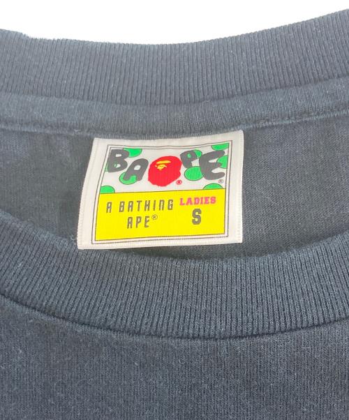 A BATHING APE（アベイシングエイプ）A BATHING APE (アベイシングエイプ) Tシャツ ブラック サイズ:Sの古着・服飾アイテム