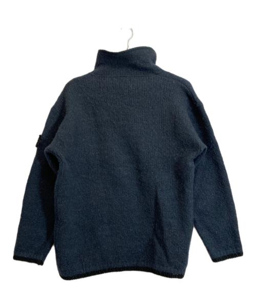 STONE ISLAND（ストーンアイランド）STONE ISLAND (ストーンアイランド) ハーフジップニット ネイビー サイズ:Lの古着・服飾アイテム