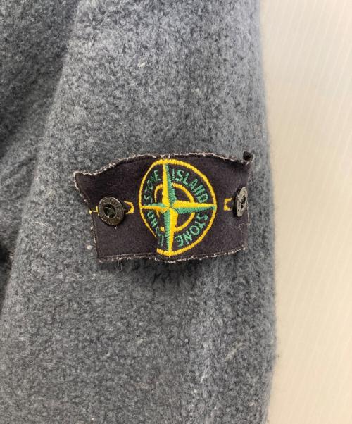 STONE ISLAND（ストーンアイランド）STONE ISLAND (ストーンアイランド) ハーフジップニット ネイビー サイズ:Lの古着・服飾アイテム