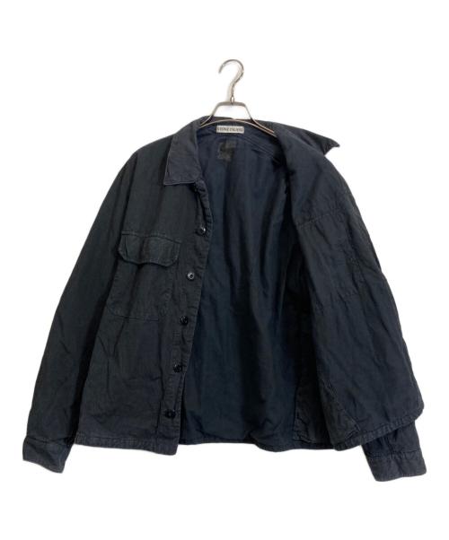 STONE ISLAND（ストーンアイランド）STONE ISLAND (ストーンアイランド) GARMENT DYED JACKET ブラック サイズ:Lの古着・服飾アイテム