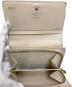 中古・古着 LOUIS VUITTON (ルイ ヴィトン) 2つ折り財布 アイボリー：7000円