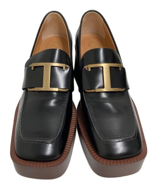 TOD'S（トッズ）TOD'S (トッズ) タイムレスローファー ブラック サイズ:35の古着・服飾アイテム