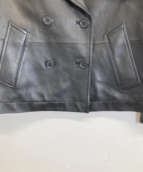 COACH（コーチ）COACH (コーチ) Mini Leather Trench Coat ブラック サイズ:XSの古着・服飾アイテム